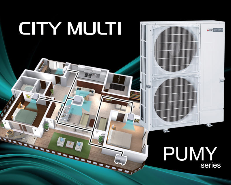 CITY MULTI VRV/VRF SYSTEM PUMY SERIES